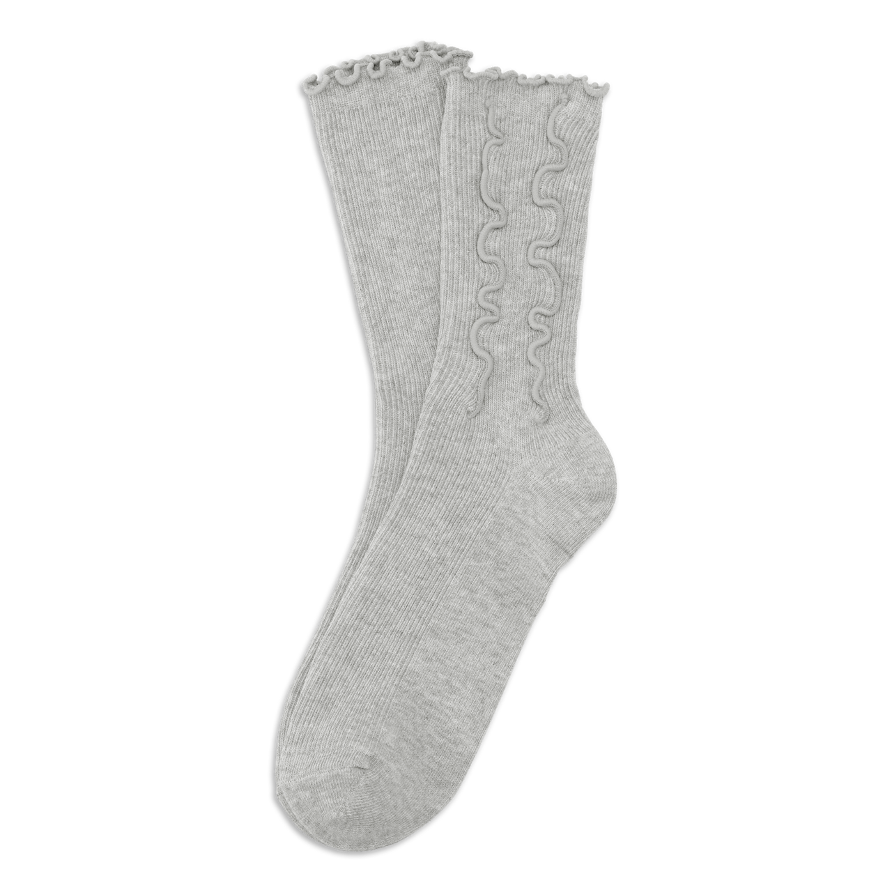 Ruffle Socks grey