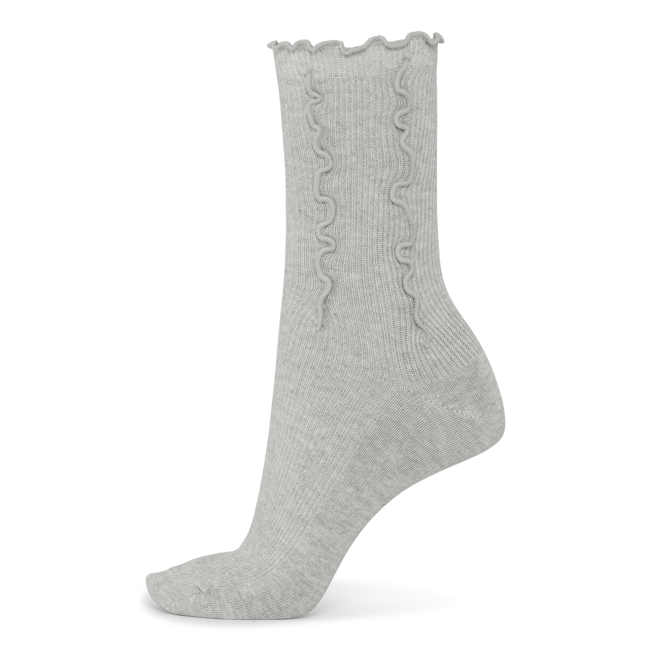 Ruffle Socks grey