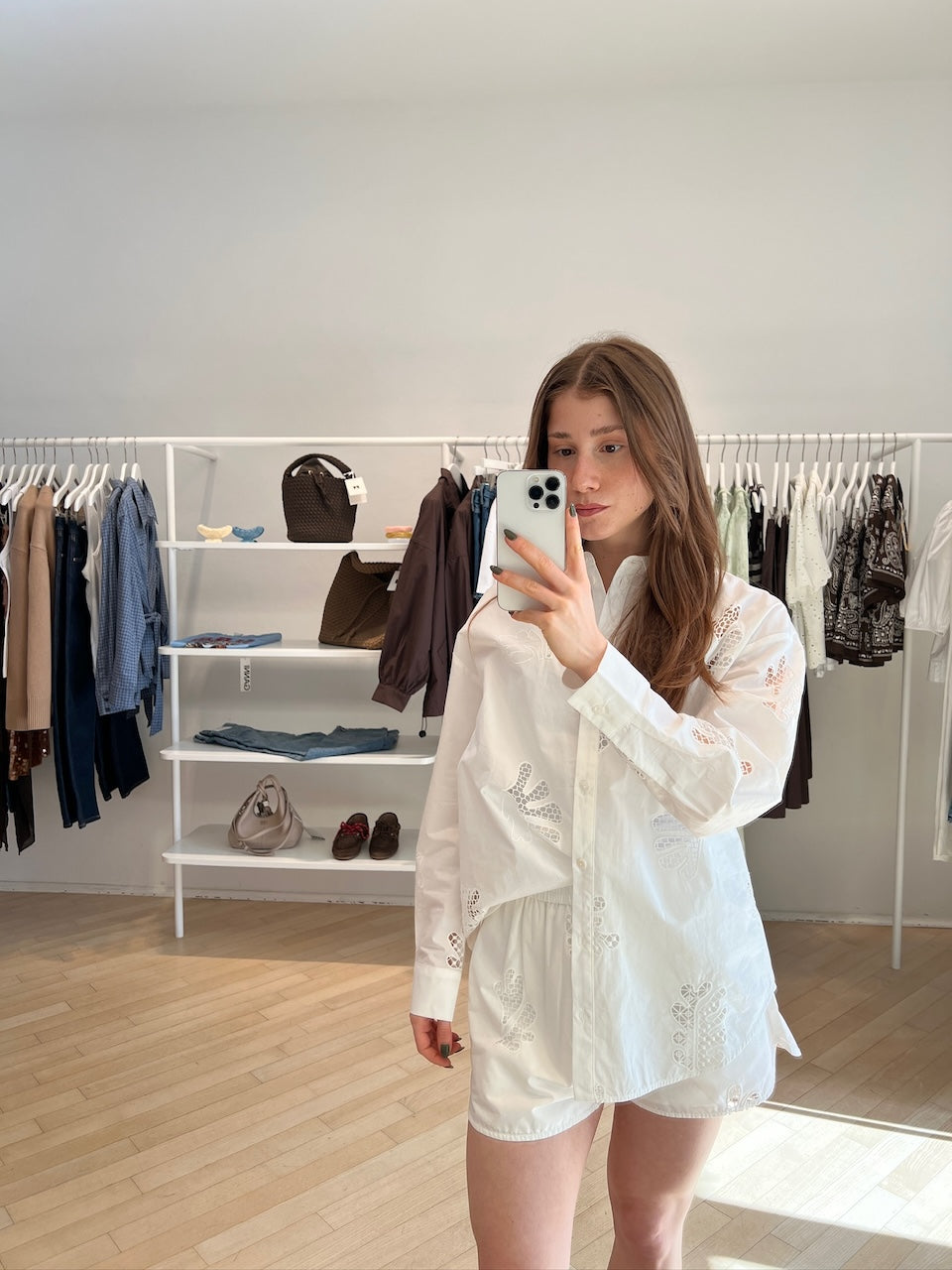 Bosco Shorts blanc casse