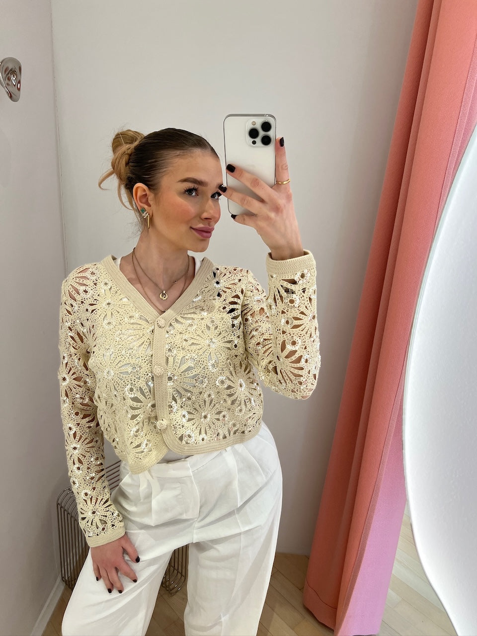 Dario Cardigan beige