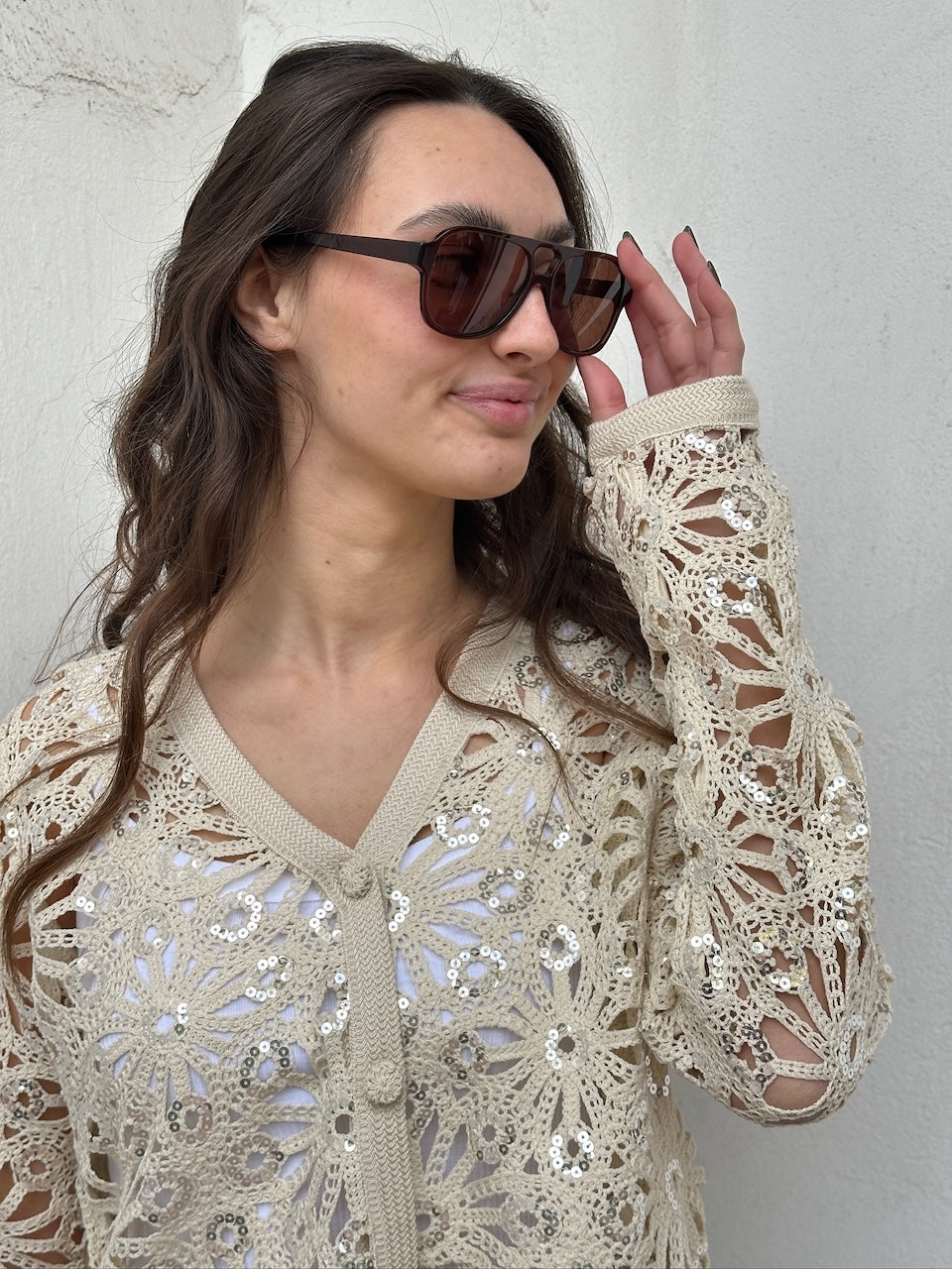 Dario Cardigan beige