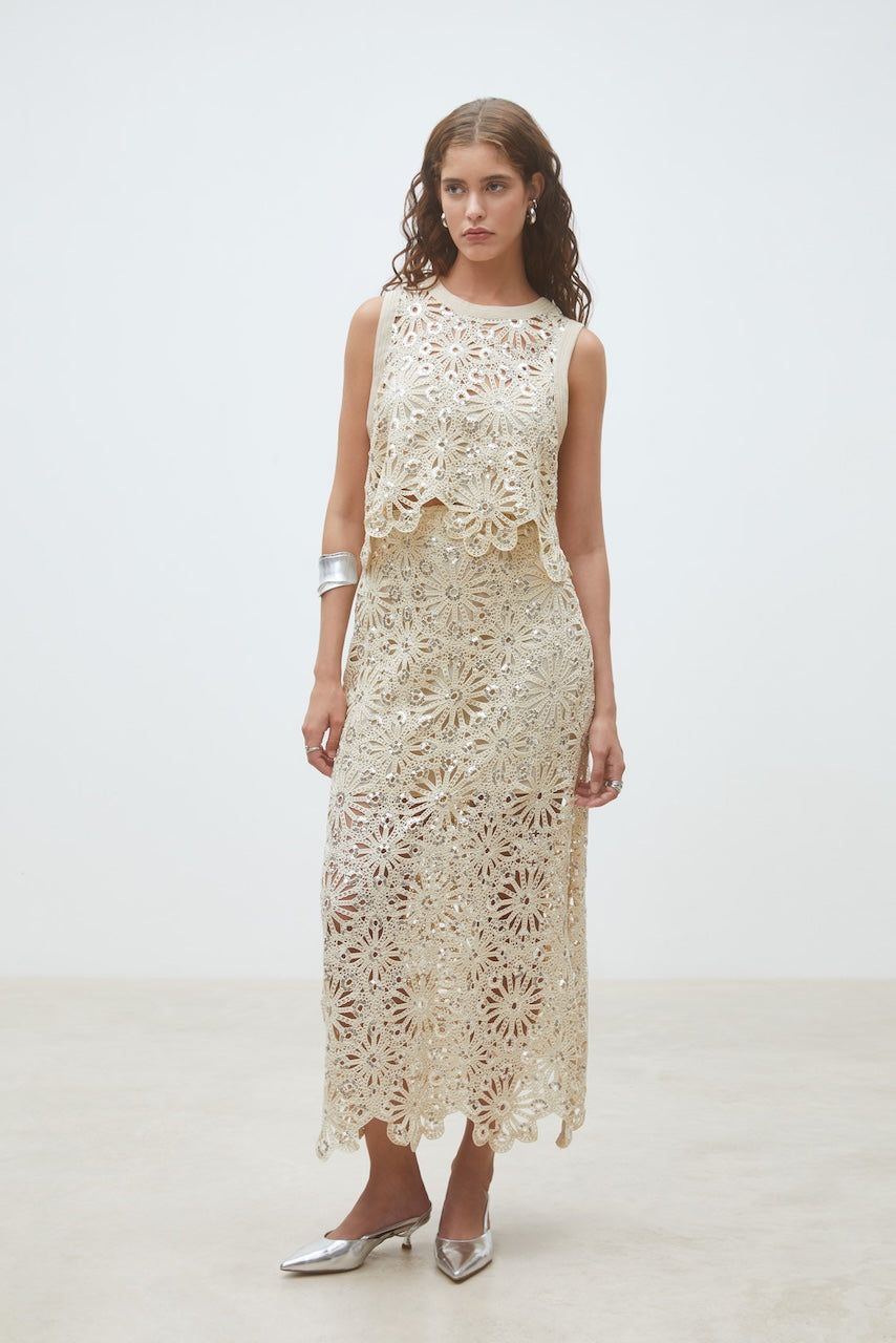 Fanny Maxi Skirt beige