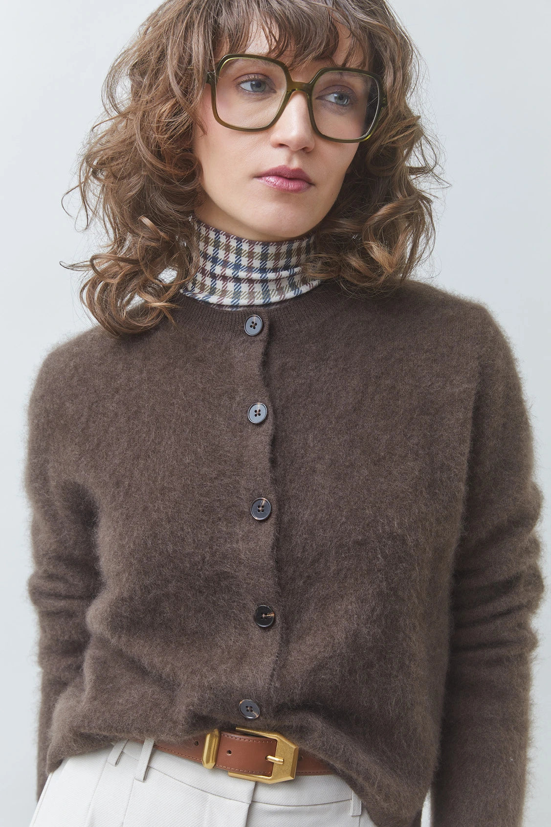 Galina Cardigan coffee