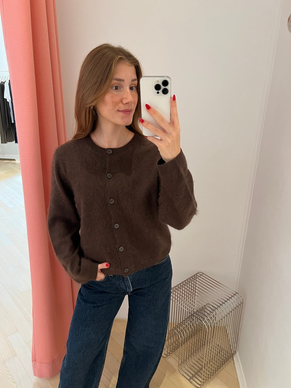 Galina Cardigan coffee