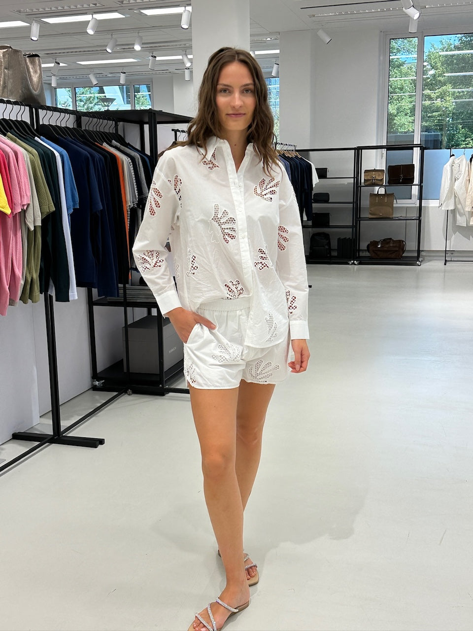 Loula Blouse blanc casse