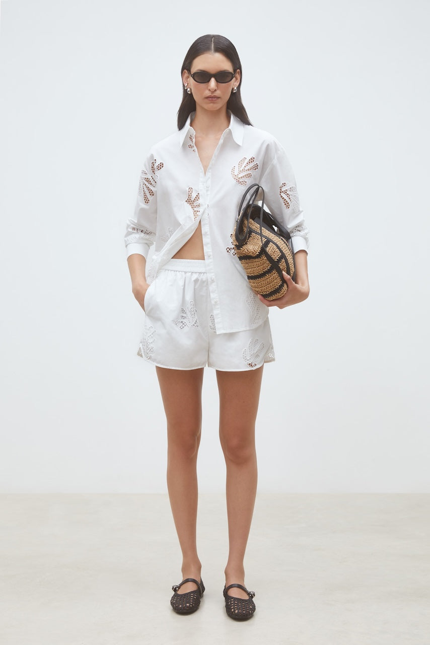 Loula Blouse blanc casse