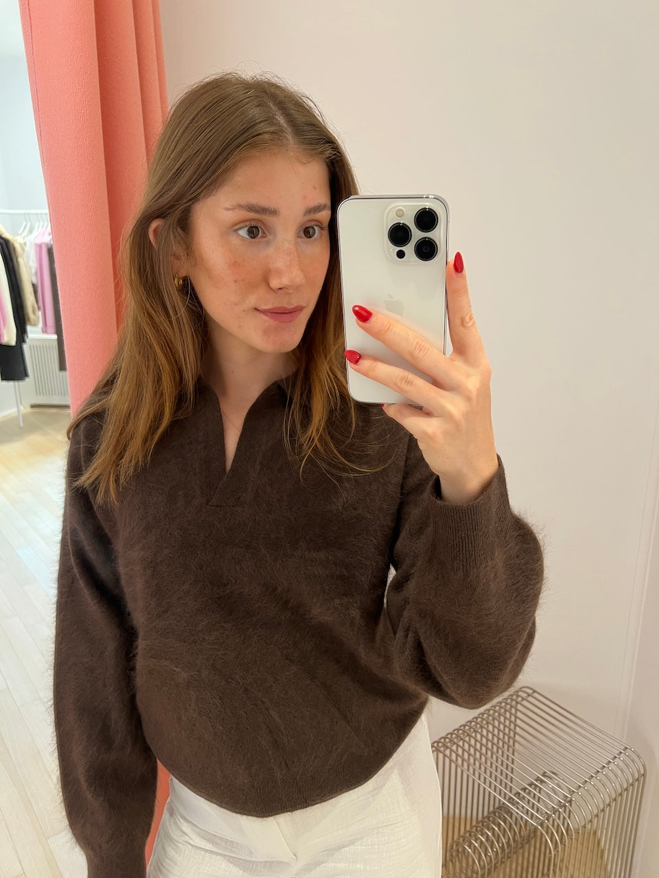 Padoma Knit Polo coffee