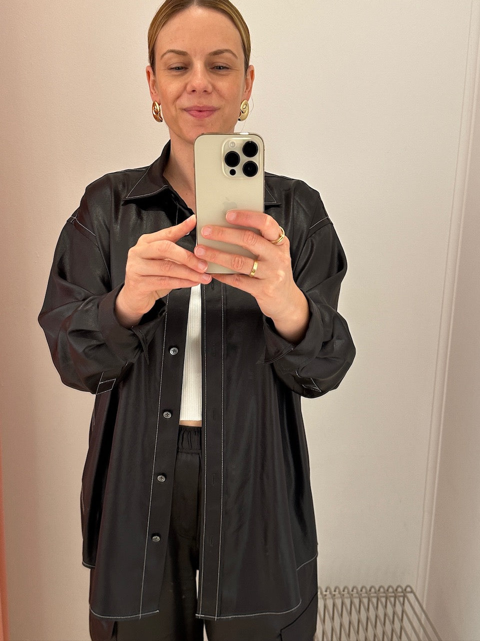 Shield Earring goldplated