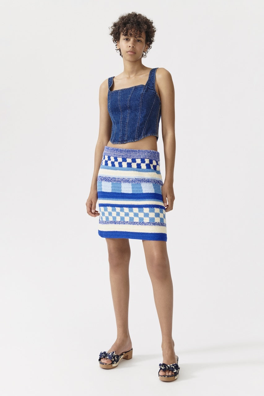 Coira Skirt crochet patchwork