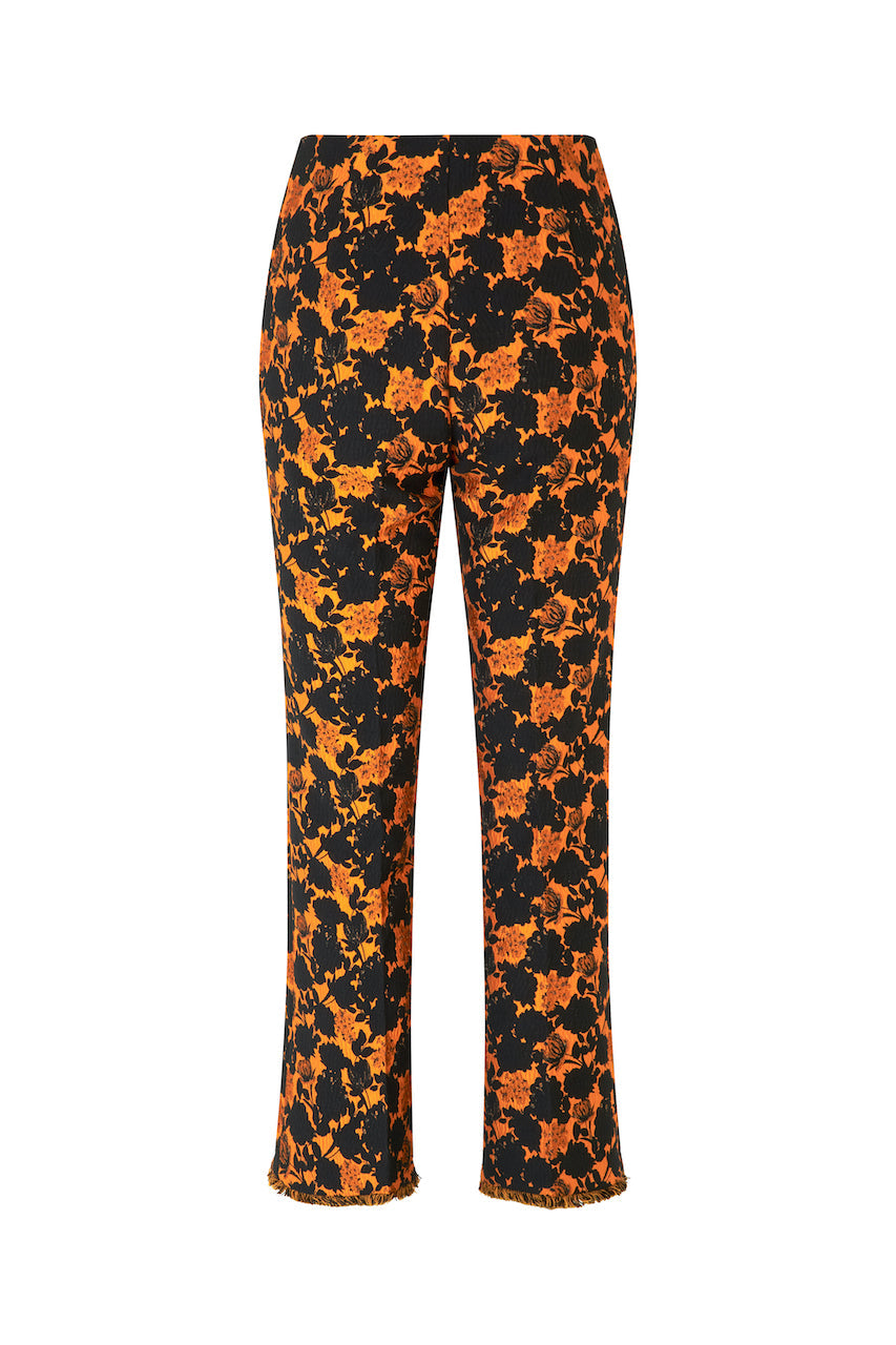 Nenne Pants orange black flower