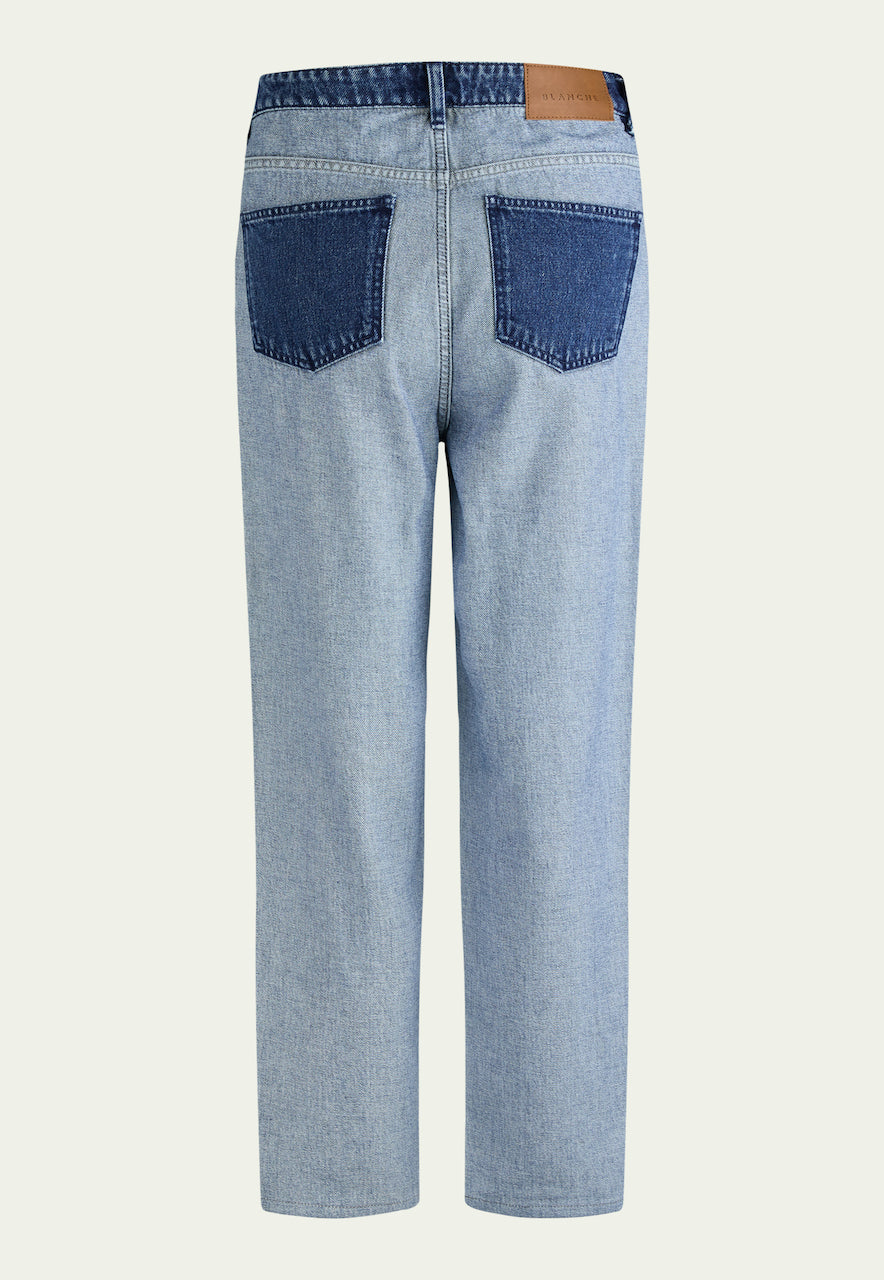 Avelon Reverse Jeans mid blue