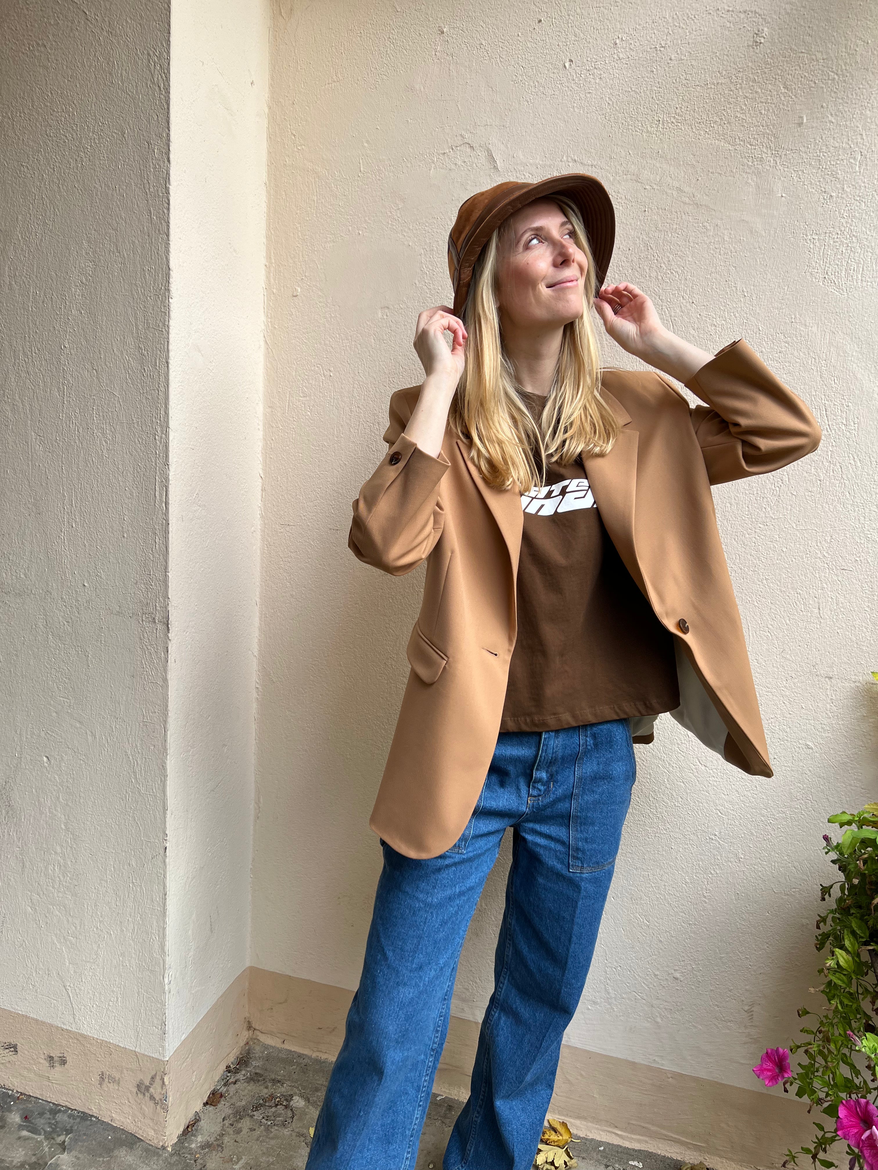 Faux Shearling Bucket Hat argan oil