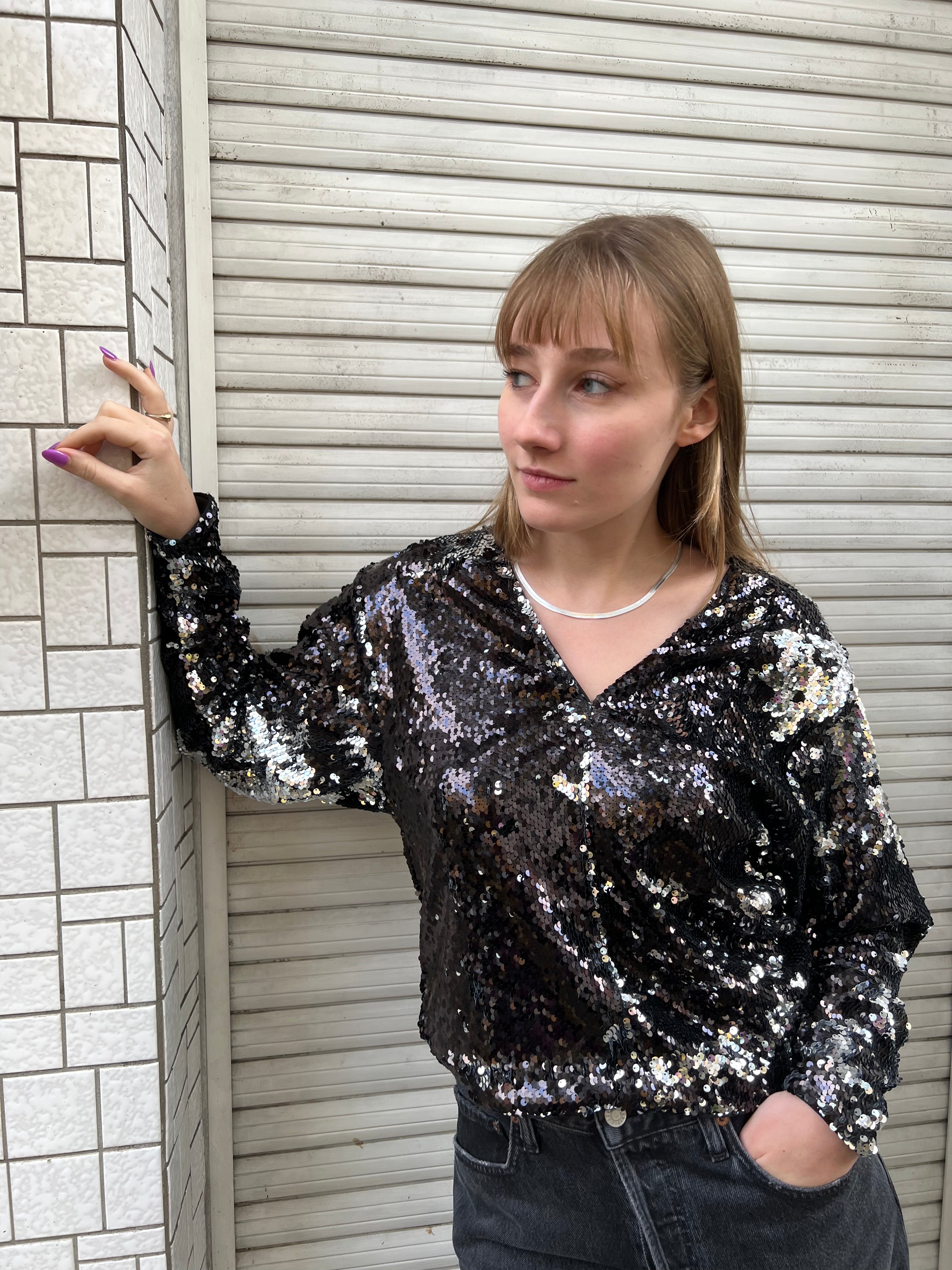 Neo Sequins Fulda Longsleeve black/silver