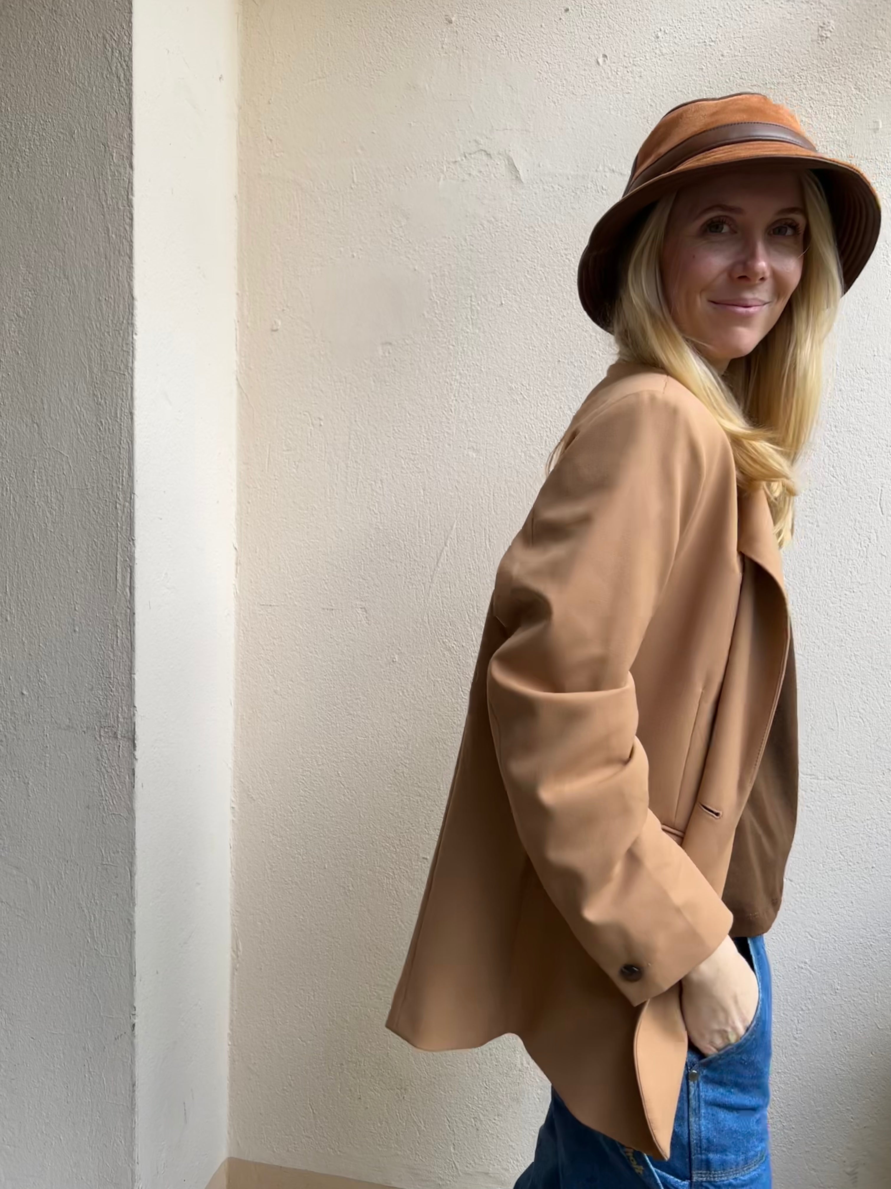 Faux Shearling Bucket Hat argan oil