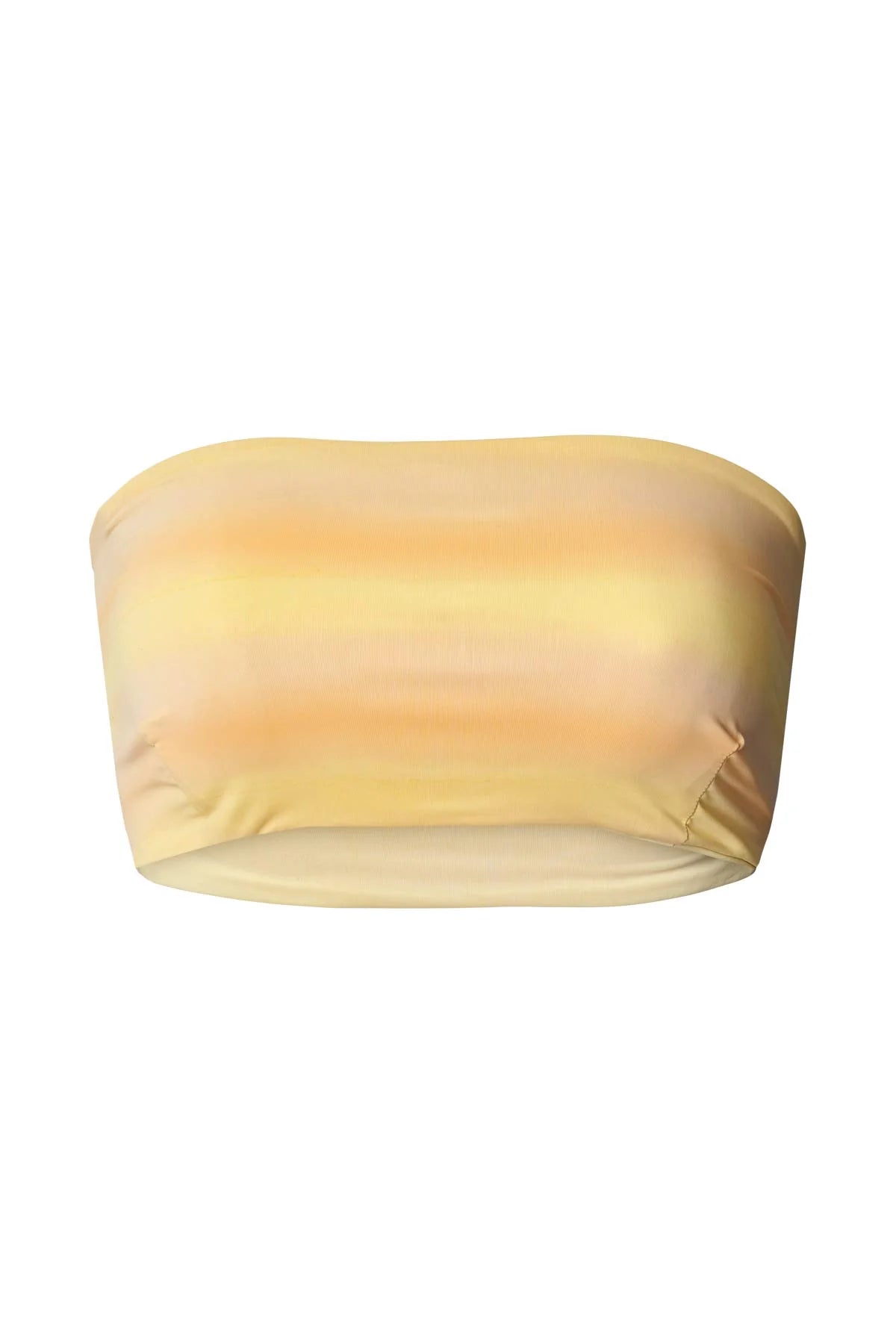 Mikie Aurora Bandeau Top yellow