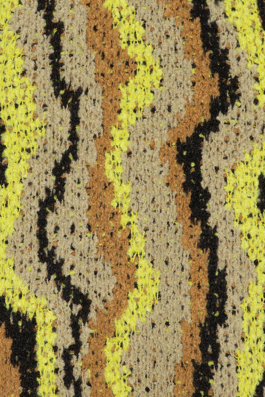 Judith Knit Vest Soft Jacquard 70S wave aop