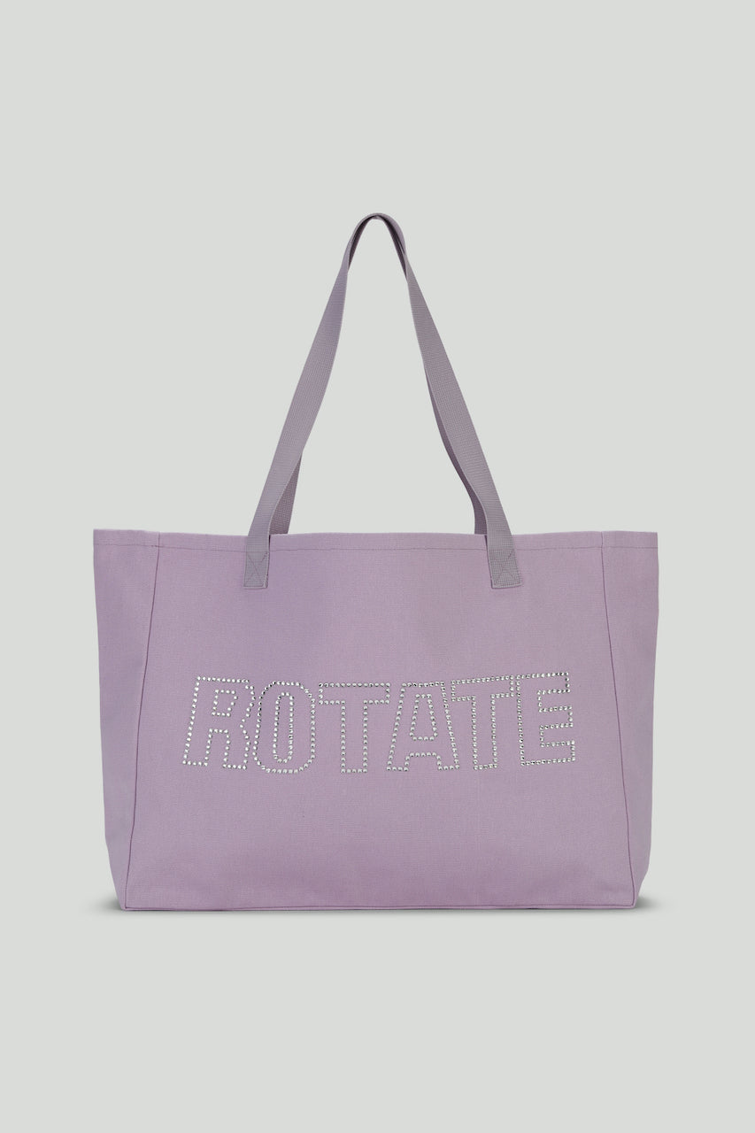 Canvas Shopper W. Logo purple
