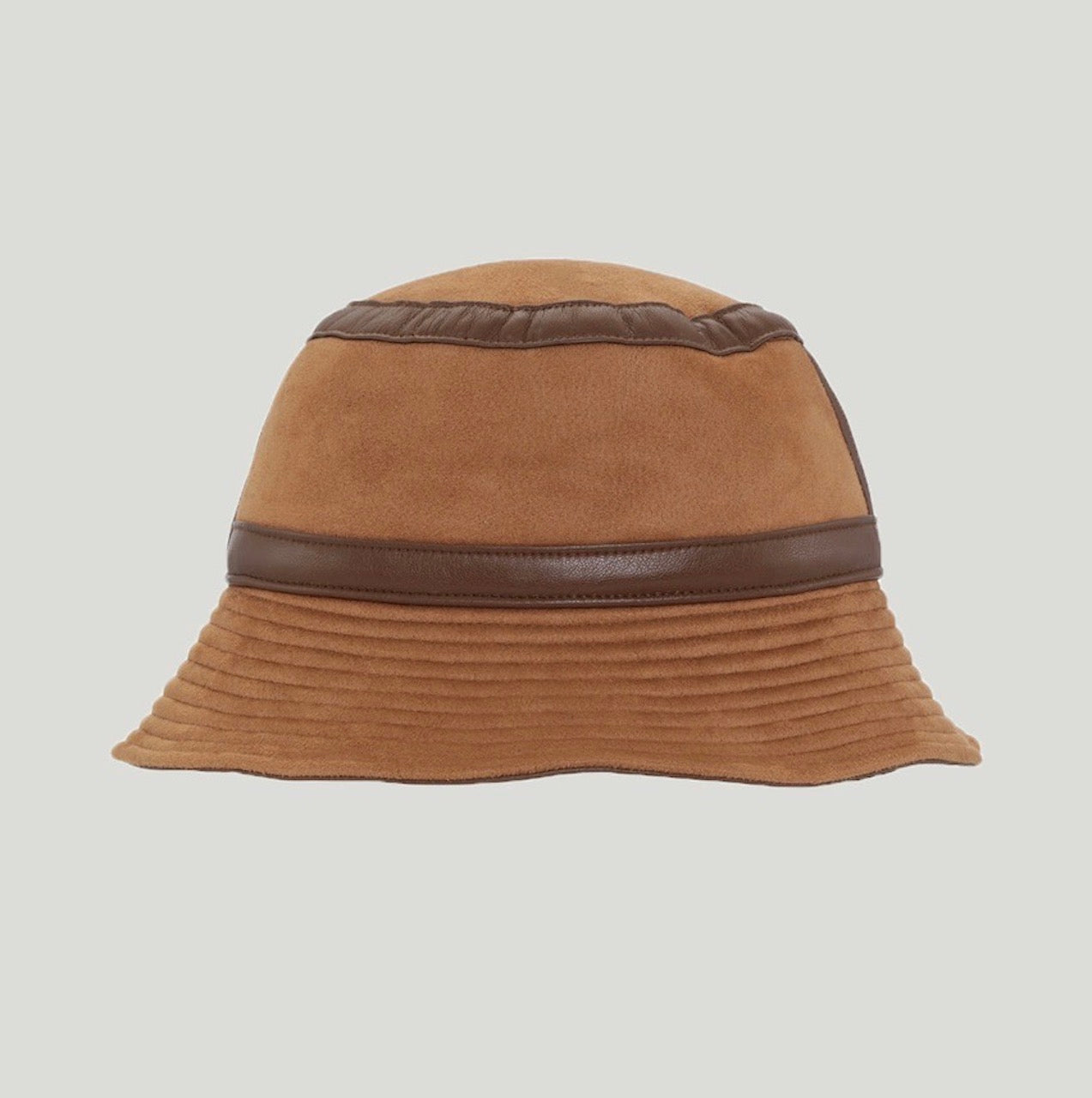 Faux Shearling Bucket Hat argan oil