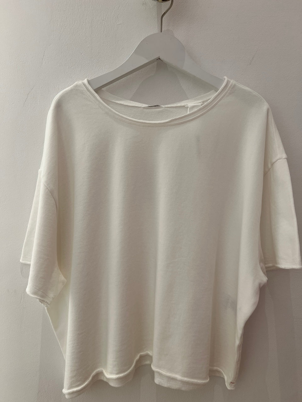 Skylar Boxy Tee Sweat off white