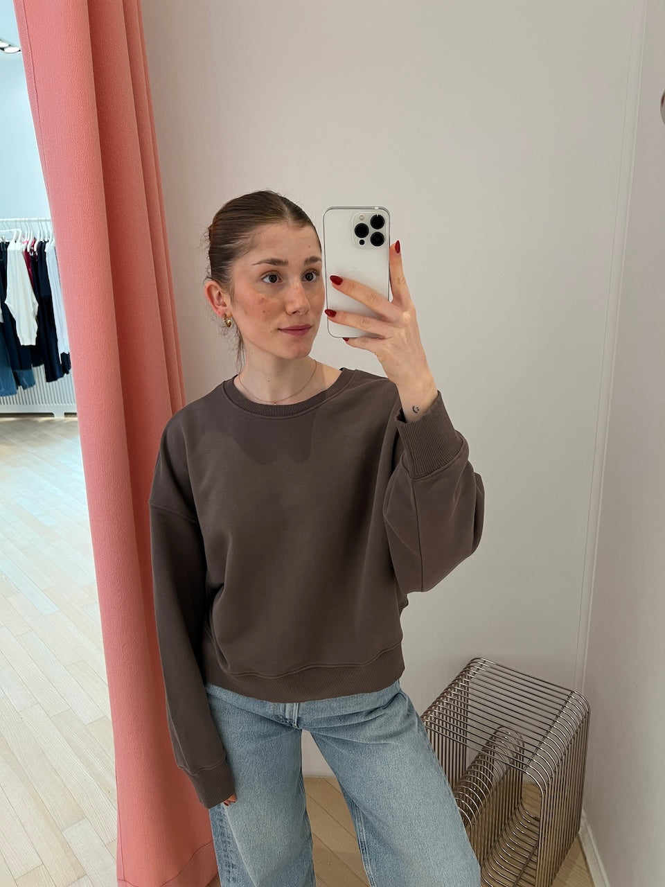 Franny Crew Sweat Classic choco