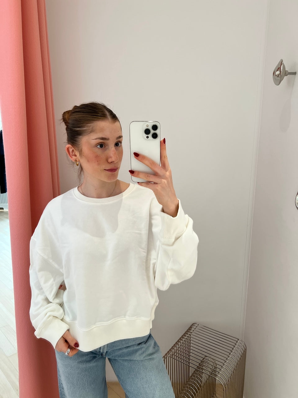 Franny Crew Sweat Classic off white