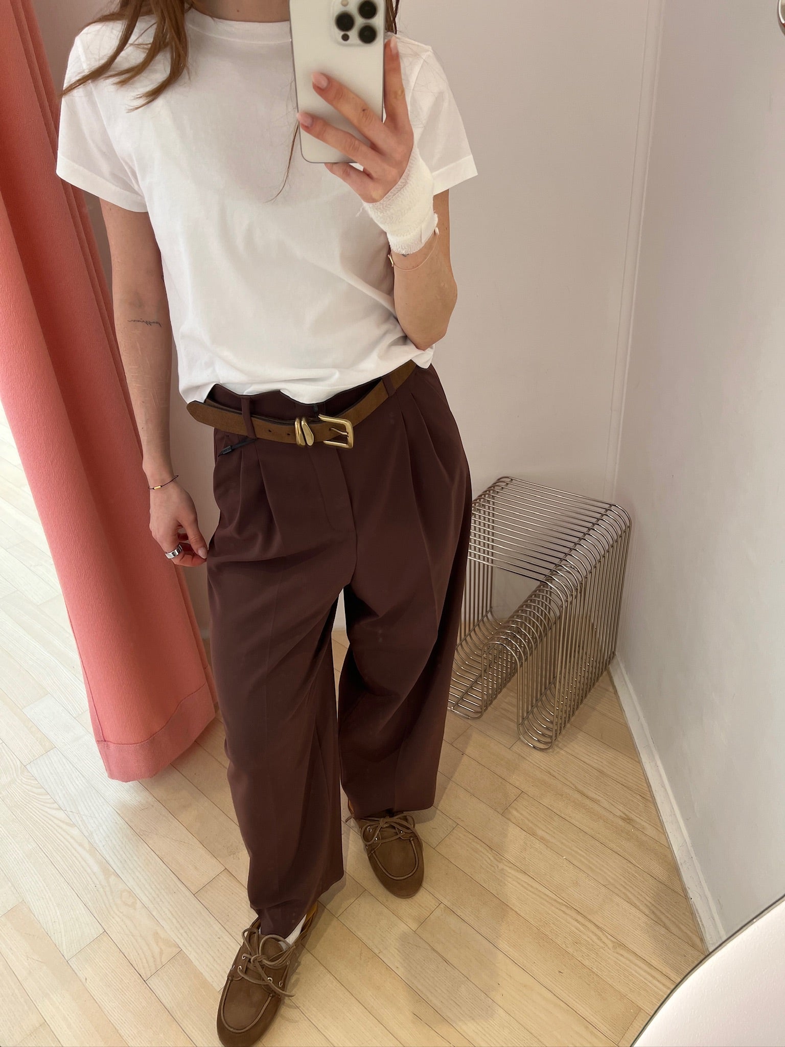Noa Crop Pants Fluid Cade tabak