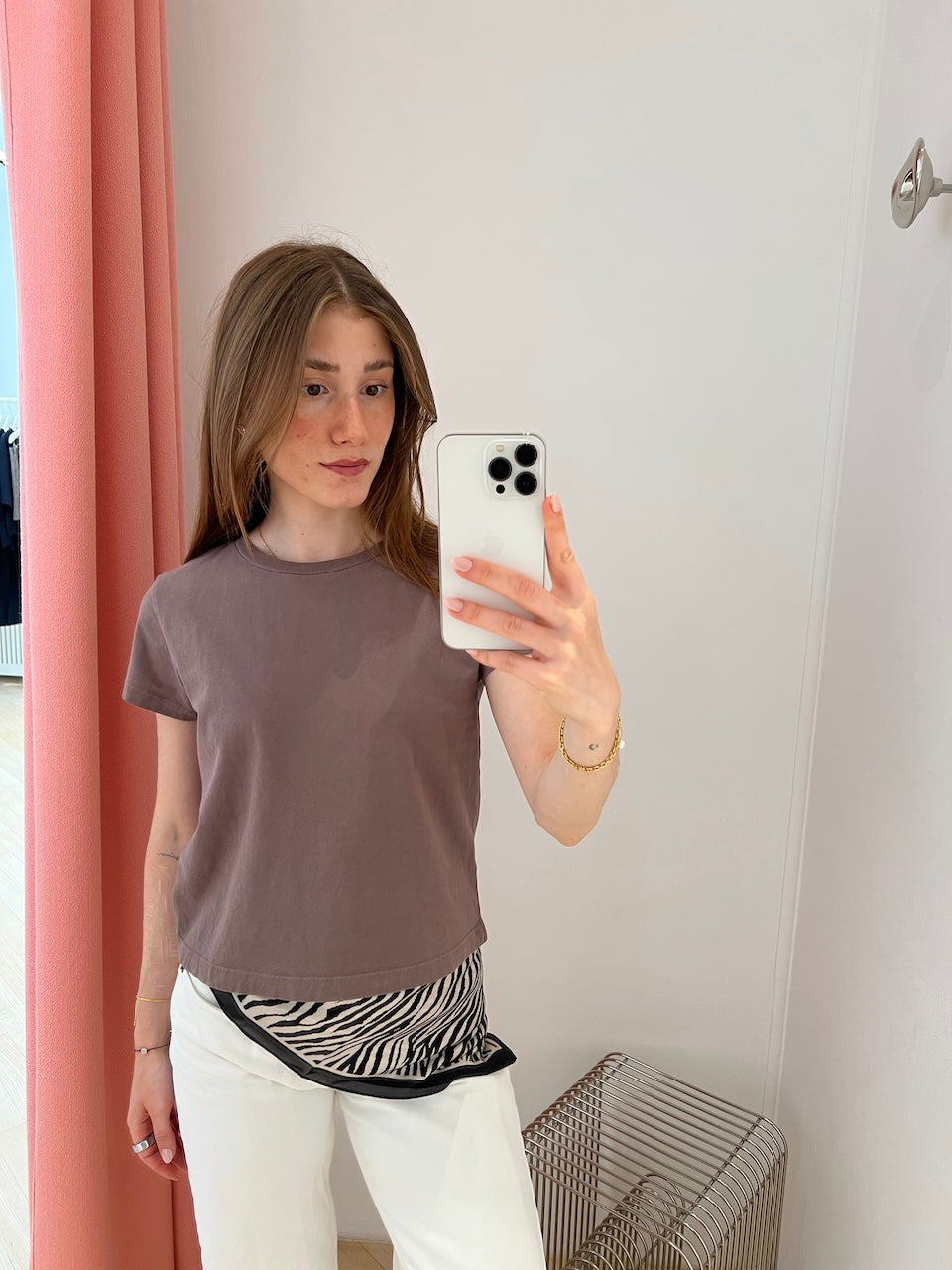 Adine Shrunken Tee mauvine