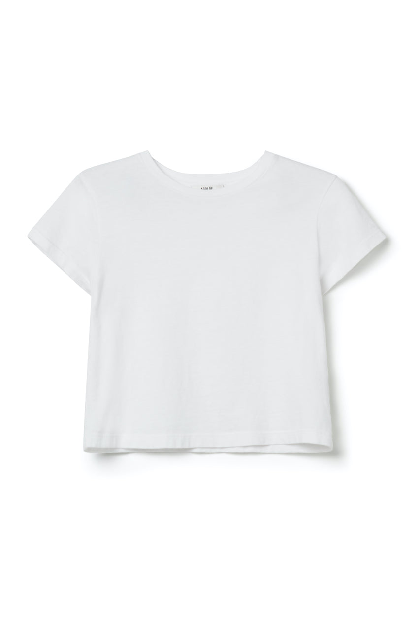 Adine Shrunken Tee white