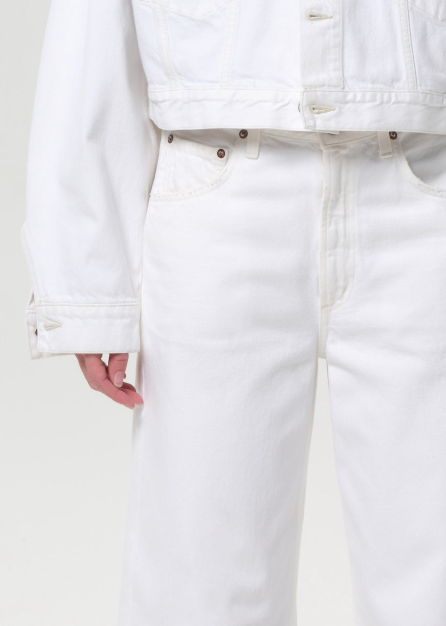 Low Curve Fray Jeans milkshake