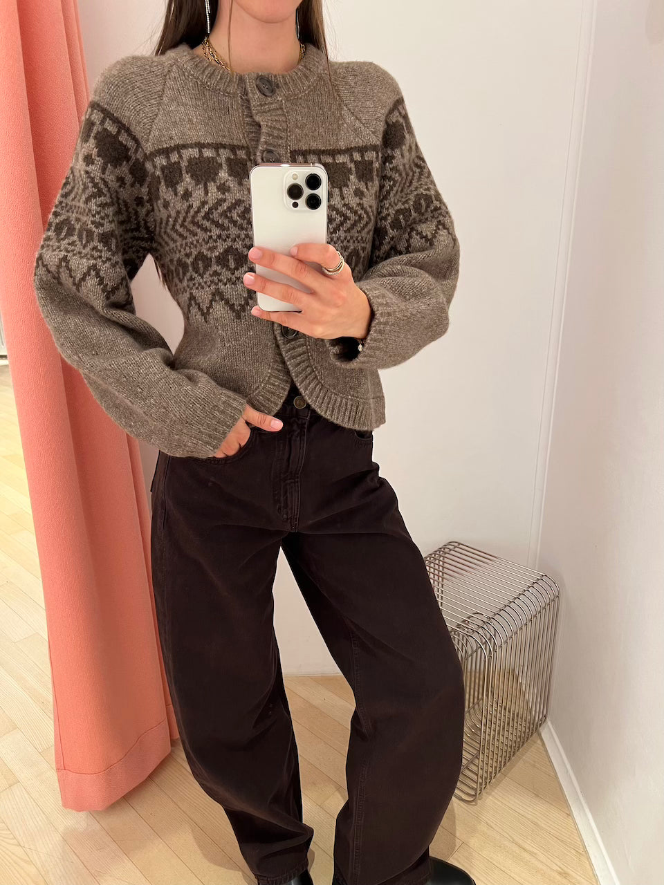 Low Curve Jeans sloe berry