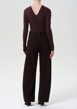 Low Curve Jeans sloe berry