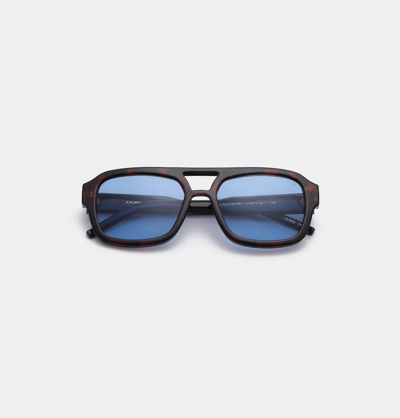 Kaya Sunglasses demi tortoise blue
