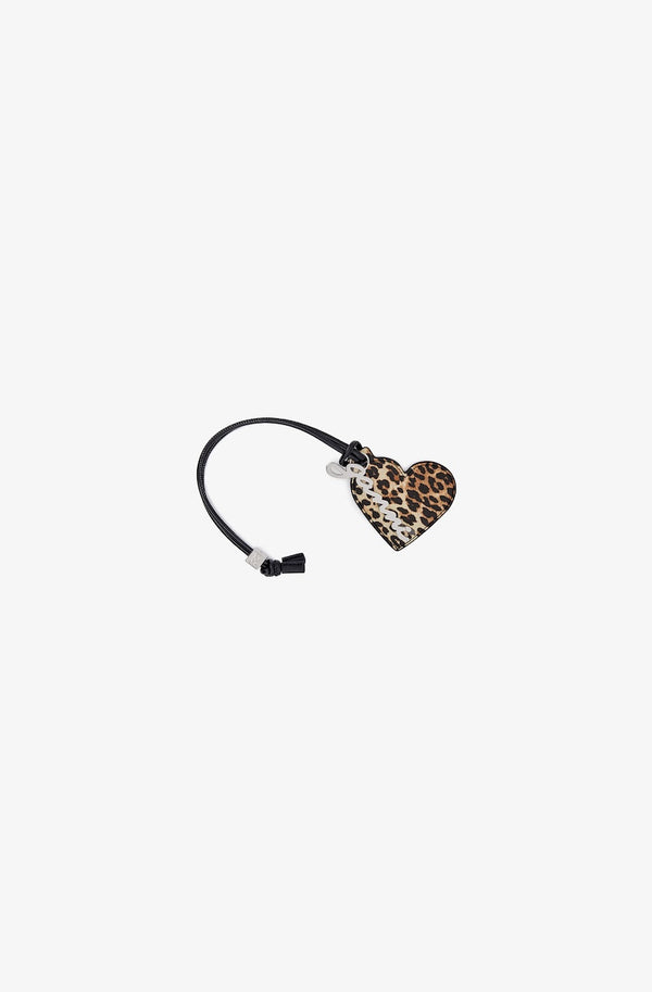 Ganni Bou Heart Mirror Print leopard
