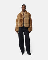 Sai Mink Short Coat blonde mink