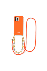 Burnt Orange Phone Cord long
