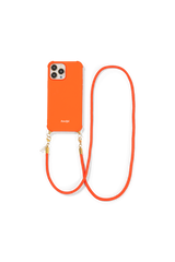 Burnt Orange Phone Cord long