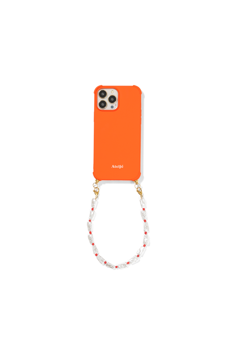 Tangerine Phone Cord short
