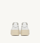 Autry Medalist Platform Sneaker all white