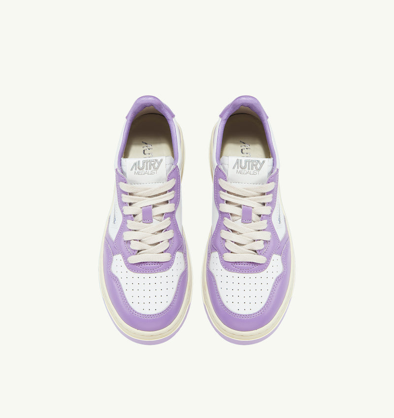 Autry Medalist Sneaker bicolor lavender