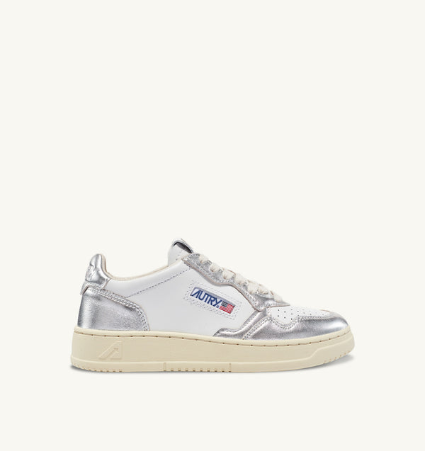 Autry Medalist Sneaker bicolor silver