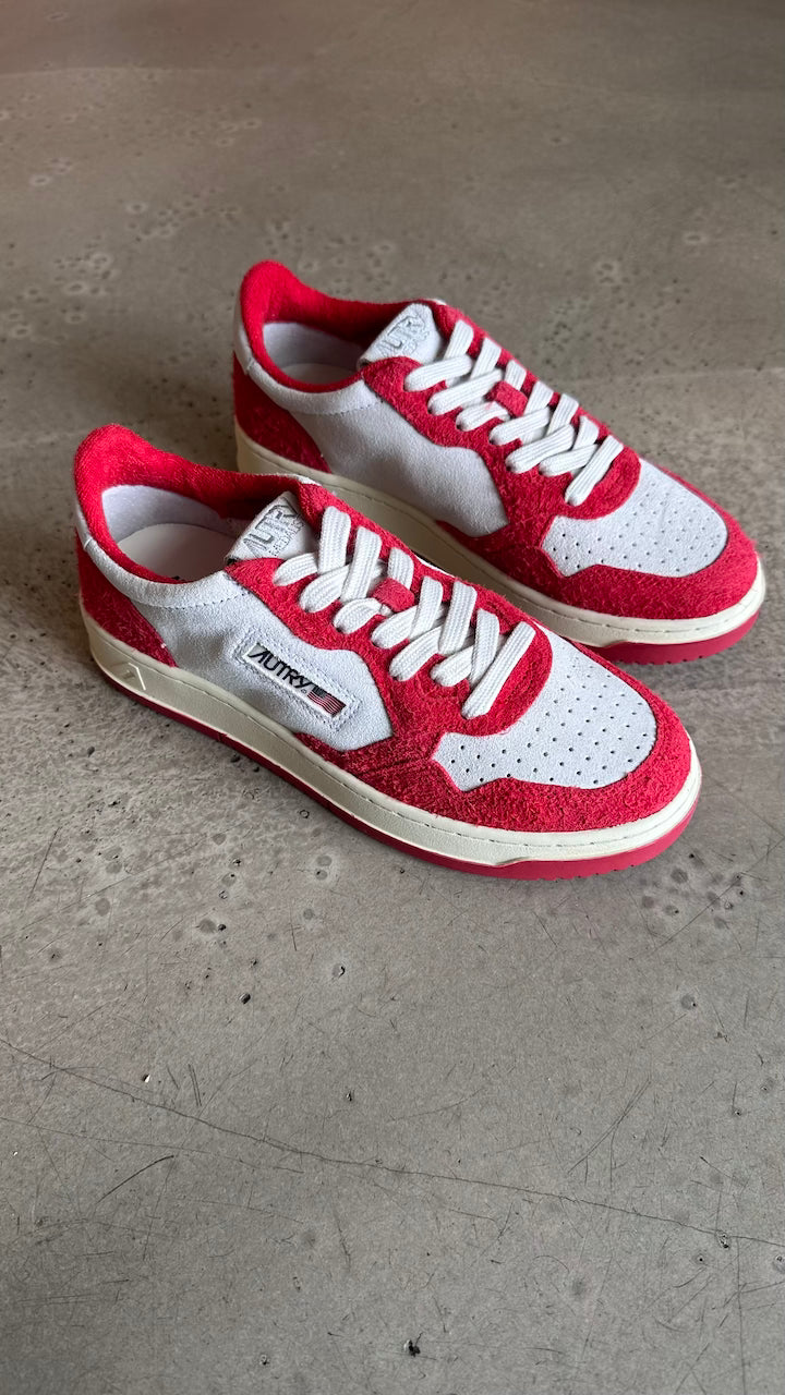 Autry Medalist Sneaker hairy red