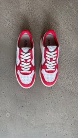 Autry Medalist Sneaker hairy red