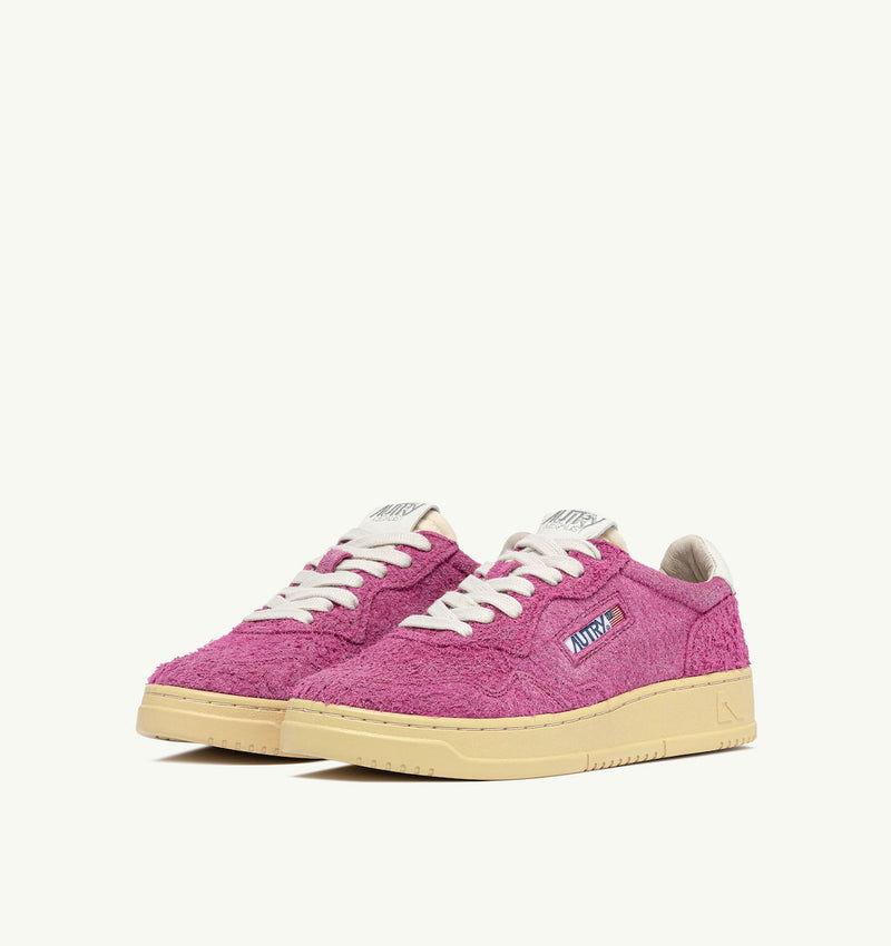 Autry Medalist Sneaker hairy suede fuchsia