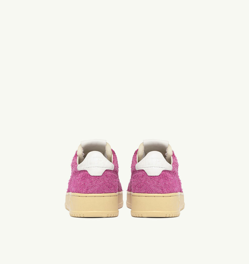 Autry Medalist Sneaker hairy suede fuchsia
