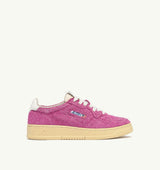 Autry Medalist Sneaker hairy suede fuchsia