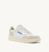 Autry Medalist Sneaker suede white green
