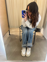 Autry Medalist Sneaker suede white silver blue