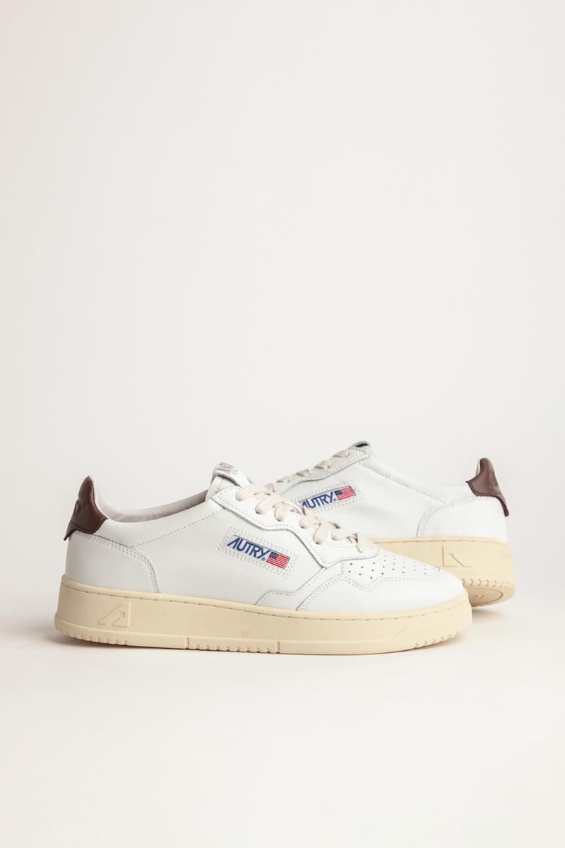 Autry Medalist Sneaker white brown