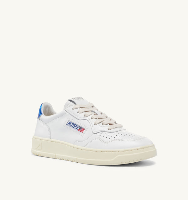 Autry Medalist Sneaker white metallic blue