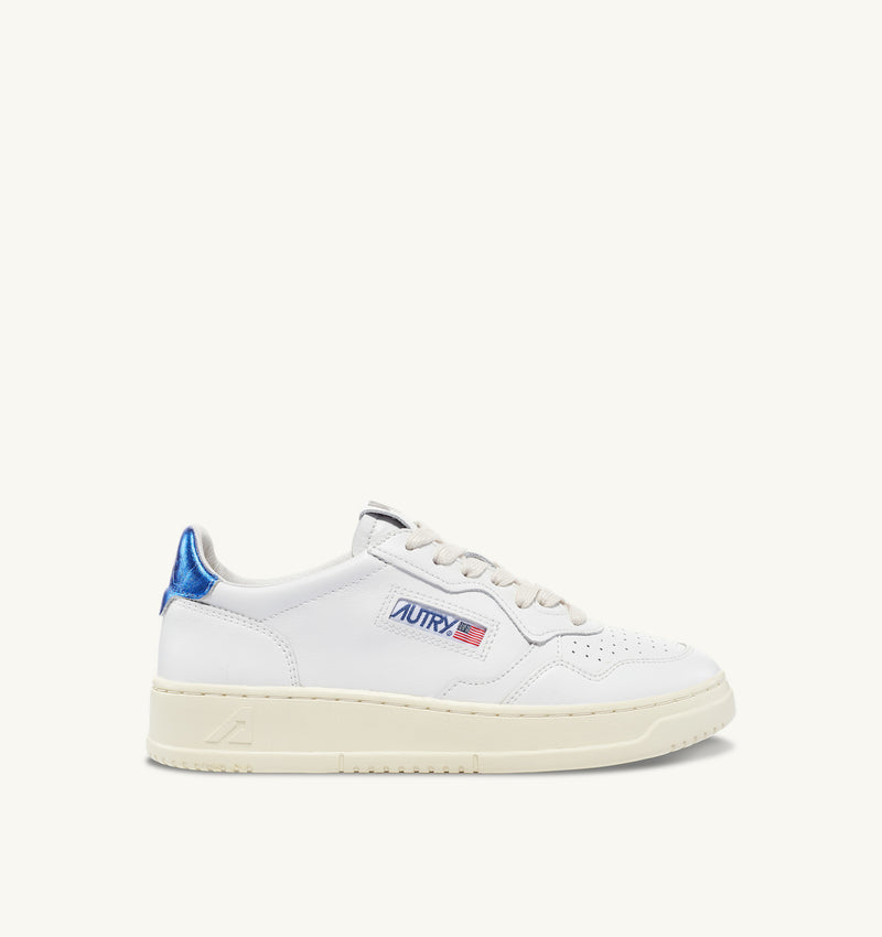 Autry Medalist Sneaker white metallic blue